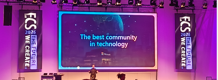 Photo of Adam Harmetz Keynote at ECS