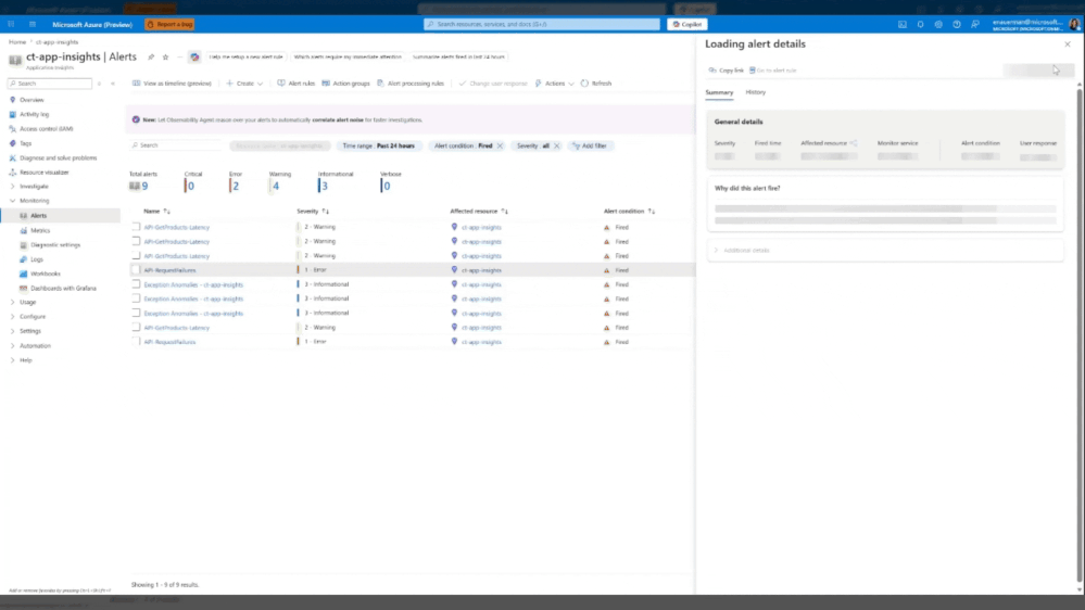 bS00NTE3ODcxLW1VWldsdw?image-dimensions=999x562&revision=9 Public Preview Update: Azure Copilot Observability Agent