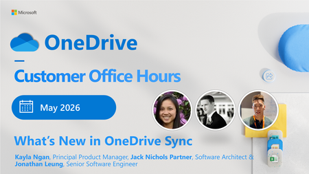 OneDrive 상담 시간 | 2026년 5월