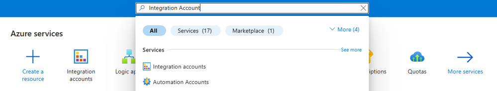 Configuração de Integration Account no portal
