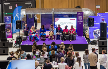 Women in Tech Panel from years past at ECS