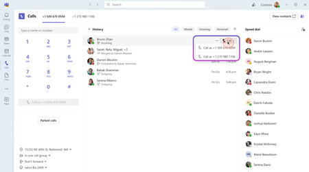 Teams Phone 사용자 다중 회선 기능을 통해 통합된 Teams 환경에서 여러 전화번호를 사용하세요