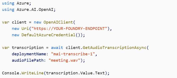 Sample code