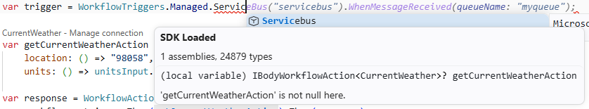 IntelliSense triggers