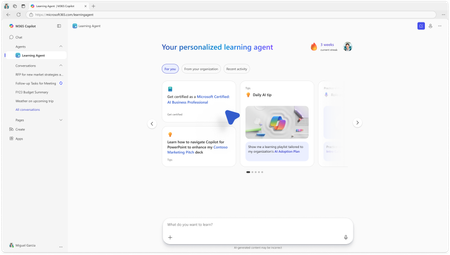 Learning Agent 정식 출시 — 모든 직원을 위한 맞춤형 AI 역량 강화 솔루션