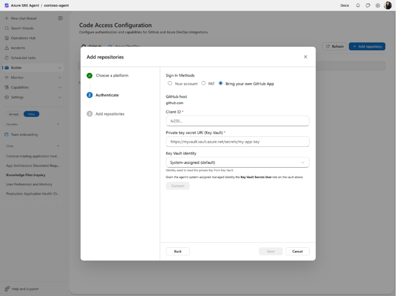 Diagrama do fluxo de autenticação BYO App