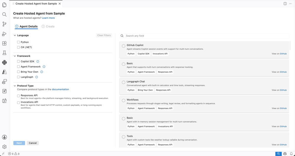 bS00NTI0OTQxLUhMY09nTA?image-dimensions=999x528&revision=4 Foundry Toolkit for VS Code at //build: Hosted Agents End-to-End, a Smarter Toolbox, and More