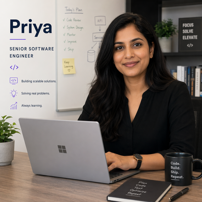 Priya, a senior software engineer