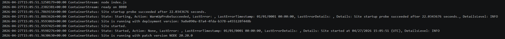 Startup Logs Architecture
