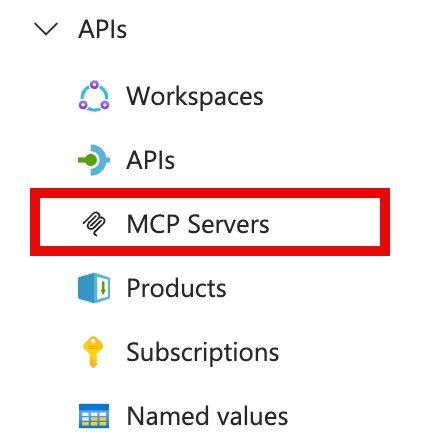 Menu MCP Servers
