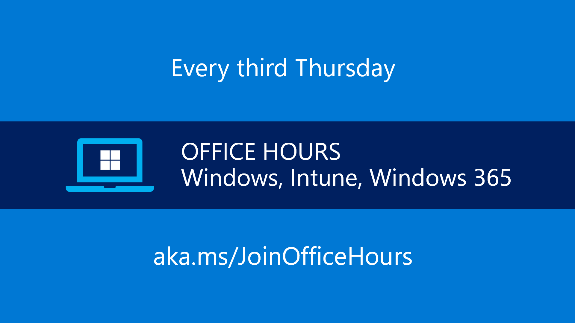 Windows Office Hours: October 15, 2026 - Windows Tech Community
