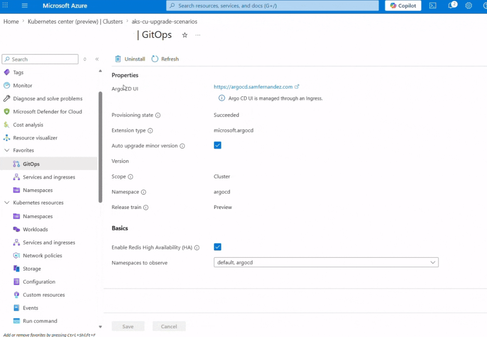bS00NTIxNjE4LUdDYWEwZA?image-dimensions=487x337&revision=5 Announcing Public Preview of Argo CD extension in AKS Azure Portal Experience
