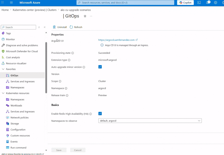 Argo CD Management Blade