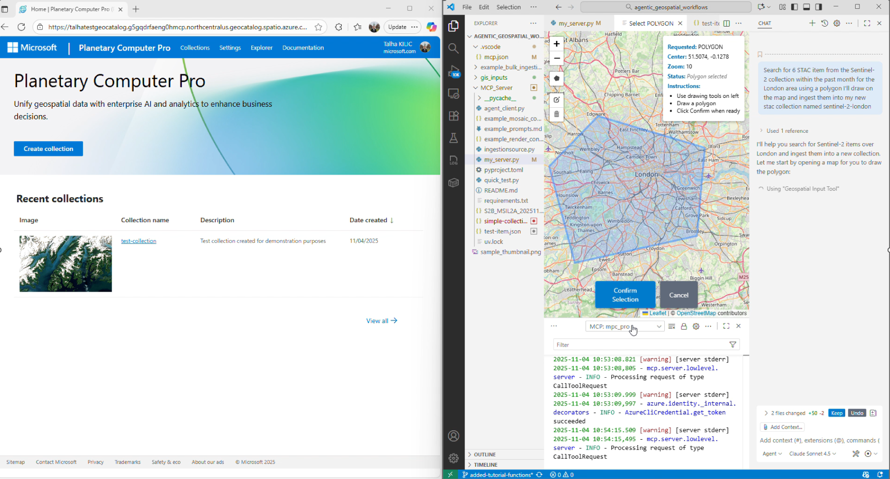 Introducing Microsoft Planetary Computer Pro Model Context