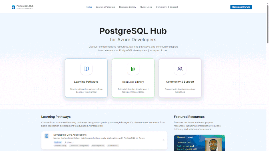Walkthrough do PostgreSQL Hub