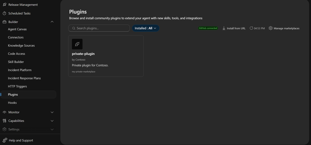 Browsing plugins