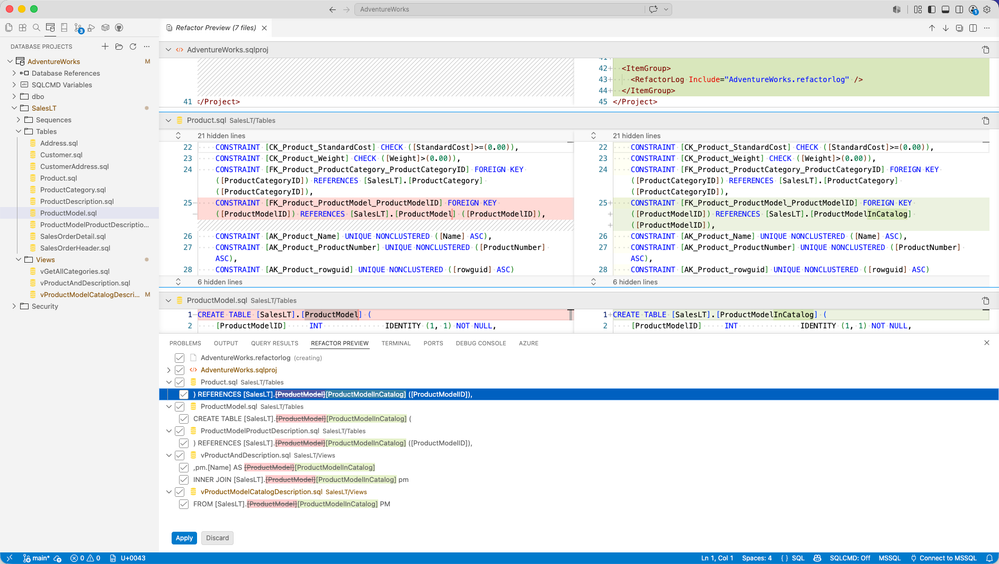 Recently released: Updates to SQL projects in SSMS, VS Code, and ...