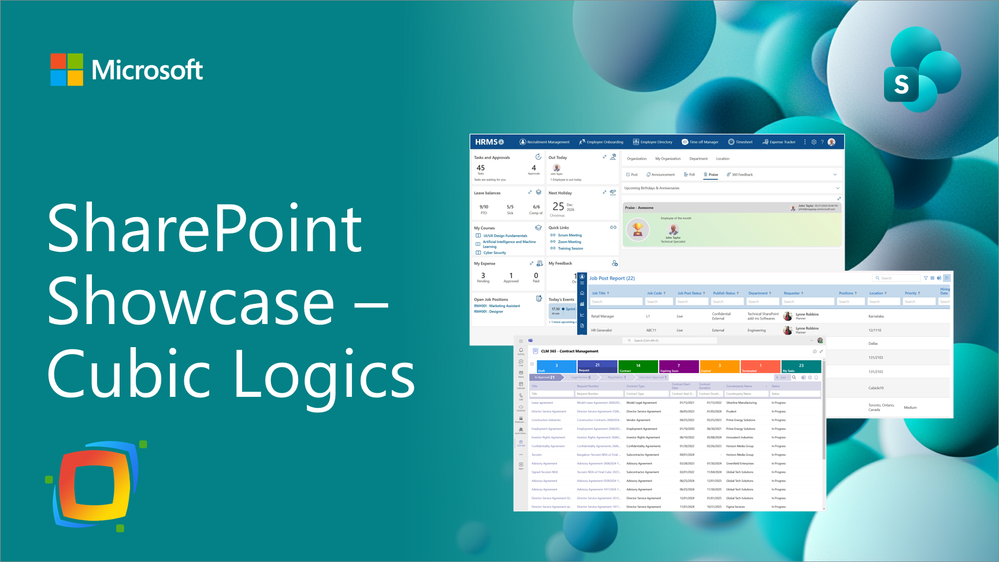Cubic Logics example for Microsoft 365 and SharePoint