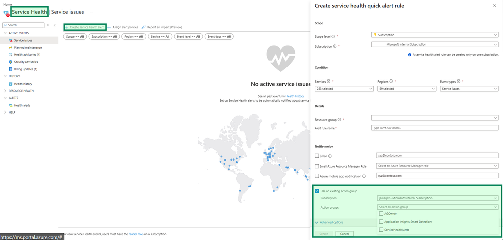 bS00NTMxODUzLVlQU2VFUw?image-dimensions=999x477&revision=4 Automatically Route Azure Service Health Alerts to the Right Service Owners Using Agentic Logic Apps