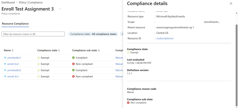 bS00NTQxNzAzLTRBenMxNA?image-dimensions=819x373&revision=6 Introducing Compliance Substate for Azure Policy Exemptions!