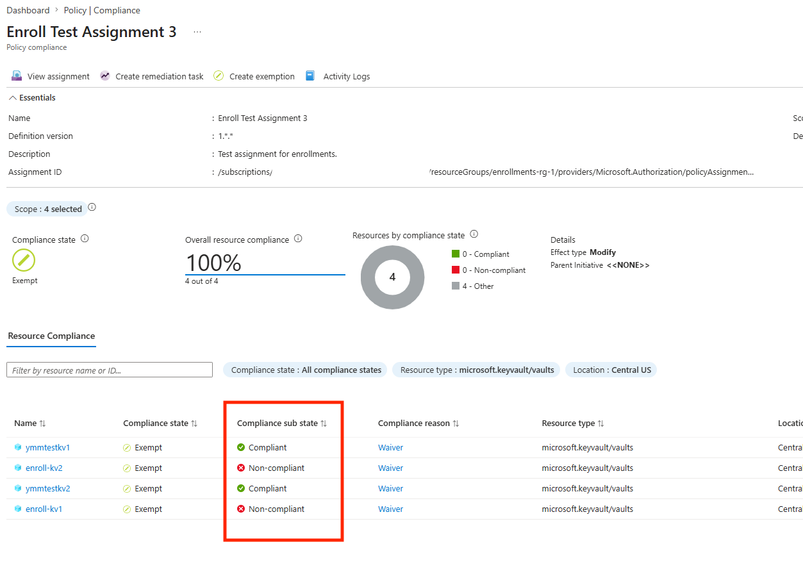 bS00NTQxNzAzLU13d2hJUw?image-dimensions=803x565&revision=6 Introducing Compliance Substate for Azure Policy Exemptions!
