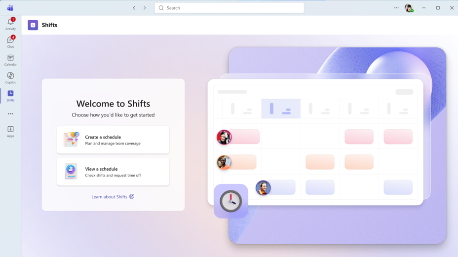 Introduction to scheduling in Shifts in Microsoft Teams