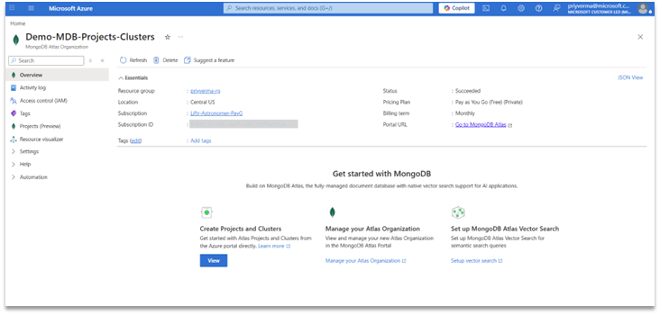 bS00NTQyNzYzLU9vSjlTcA?image-dimensions=732x350&revision=3 Spin Up MongoDB Atlas Clusters in Azure (Preview)