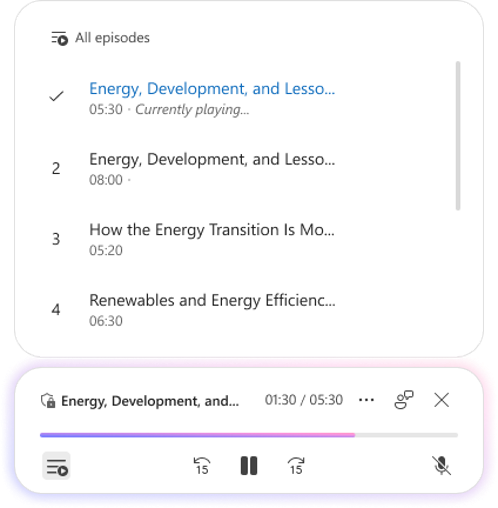 Topic-based episodes in audio overviews