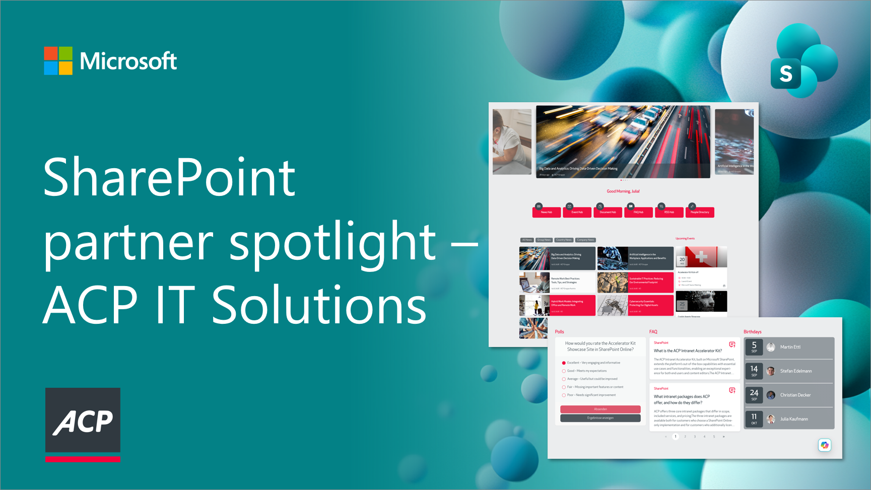 Microsoft TechCommunity image for Streamlining Enterprise Collaboration - ACP - SharePoint Partner Spotlight