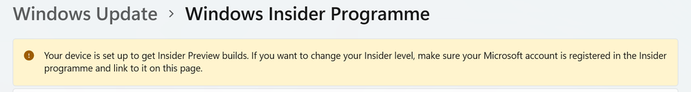 Beta channel - can't leave Insider programme | Microsoft Community Hub