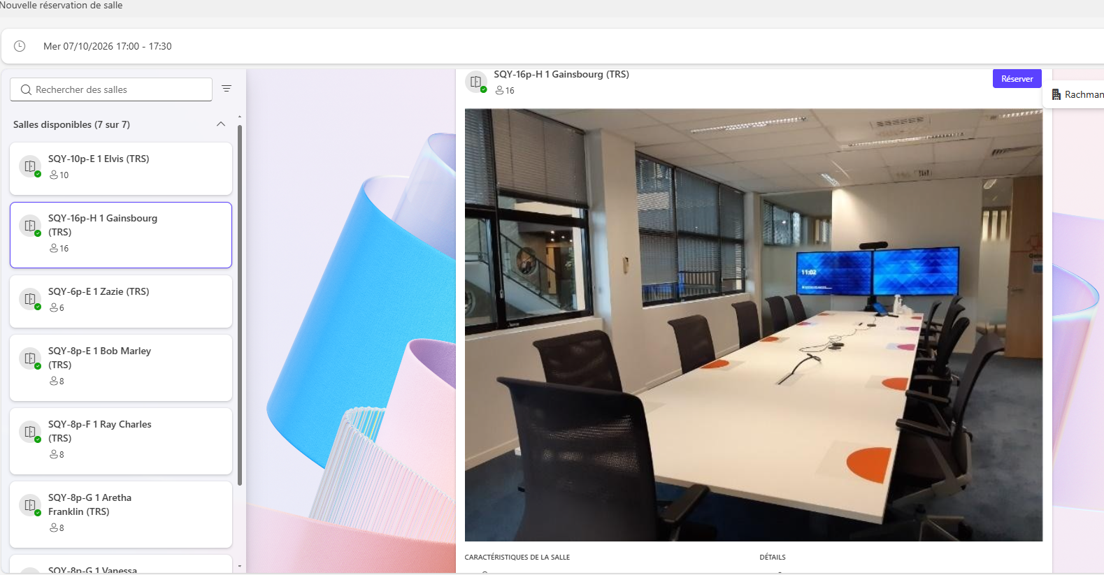 Microsoft Places bug: Room images are too big, hiding info. Need a ...