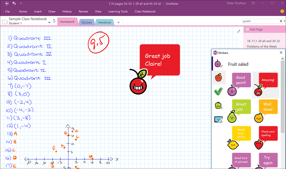 OneNote Class Notebook add-in now includes grade scales, improved LMS ...