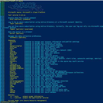 Azure CLI in a Docker container.PNG