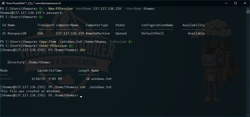 Copy File Windows to Linux using PowerShell Remoting.jpg