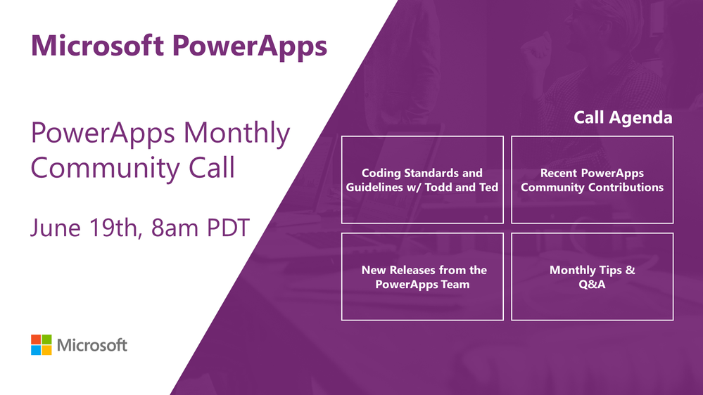 PowerAppsCommunityCall_June_Agenda .png