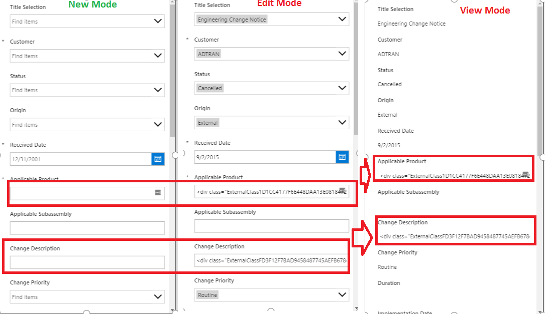 New, Edit, View mods show different text formatting | Microsoft ...