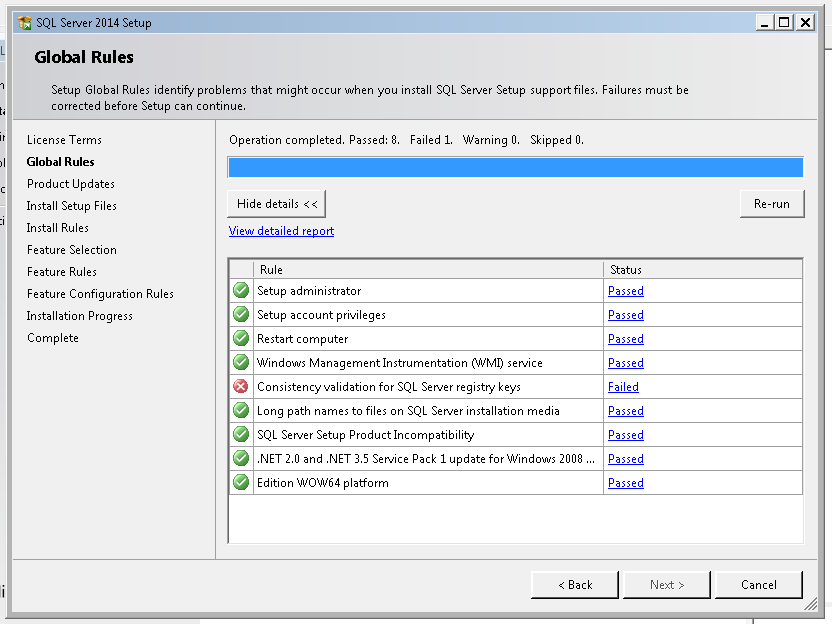 Problem installing MS SQL server 2014 | Microsoft Community Hub