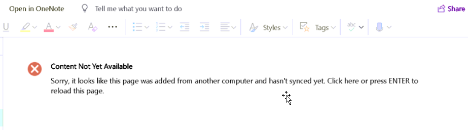 Onenote Section won't open | Microsoft Community Hub