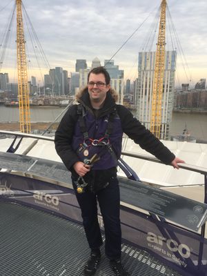 Tom Arbuthnot on top of O2 dome.jpeg