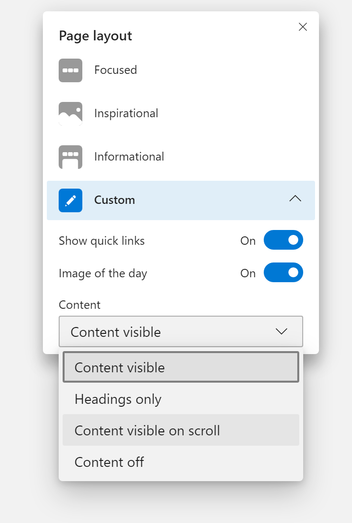 Updates to the New Tab Page in Microsoft Edge Insider preview builds ...