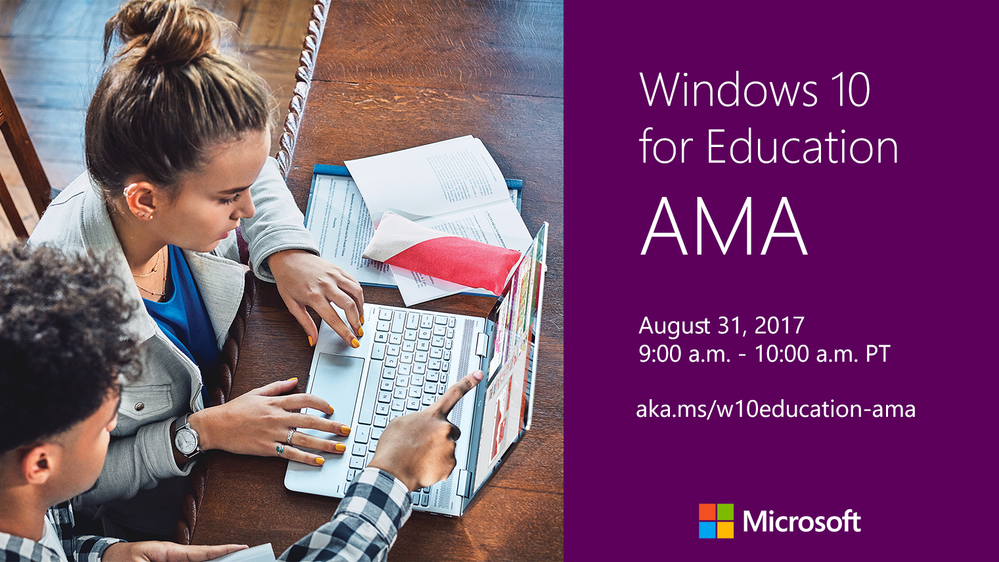 Save the date for the Windows 10 for Education AMA