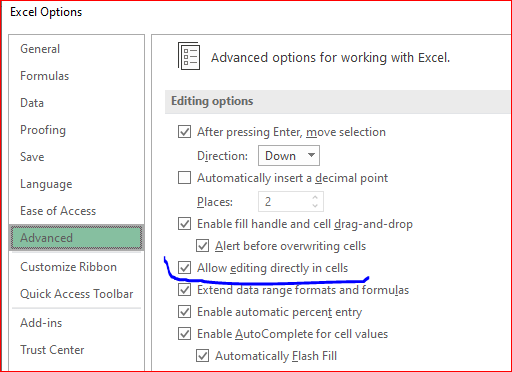 Cell Editing | Microsoft Community Hub