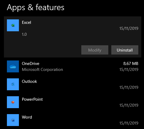 Outlook, PowerPoint, Excel, Word Version 1.0?! | Microsoft Community Hub