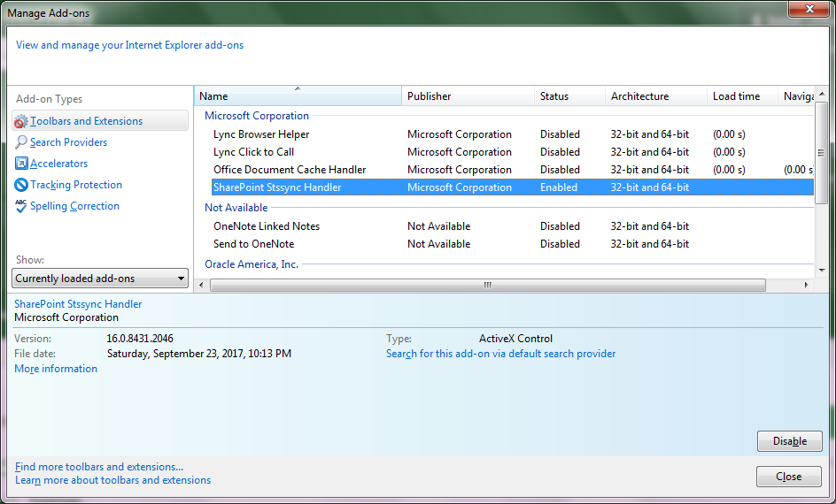 SharePoint Error - Add-ons.png