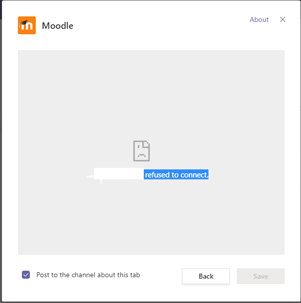 xx.xxx.xx.xxx refused to connect. | Microsoft Community Hub