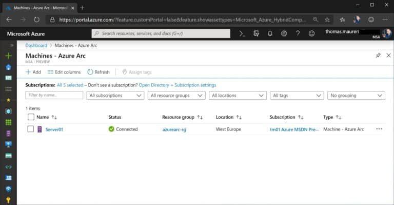 How to add a Server to Azure Arc