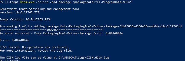 PowerShell command failure.jpg