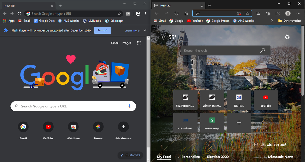 Edge and Chrome UI Size Comparison.png