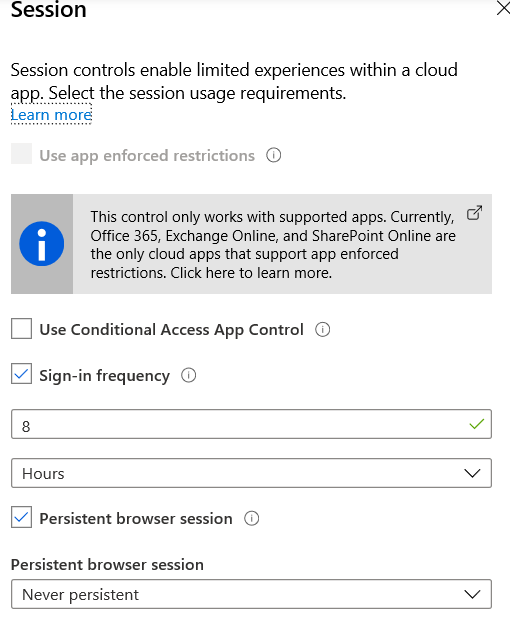 Configuring authentication session controls in Azure AD | Microsoft ...