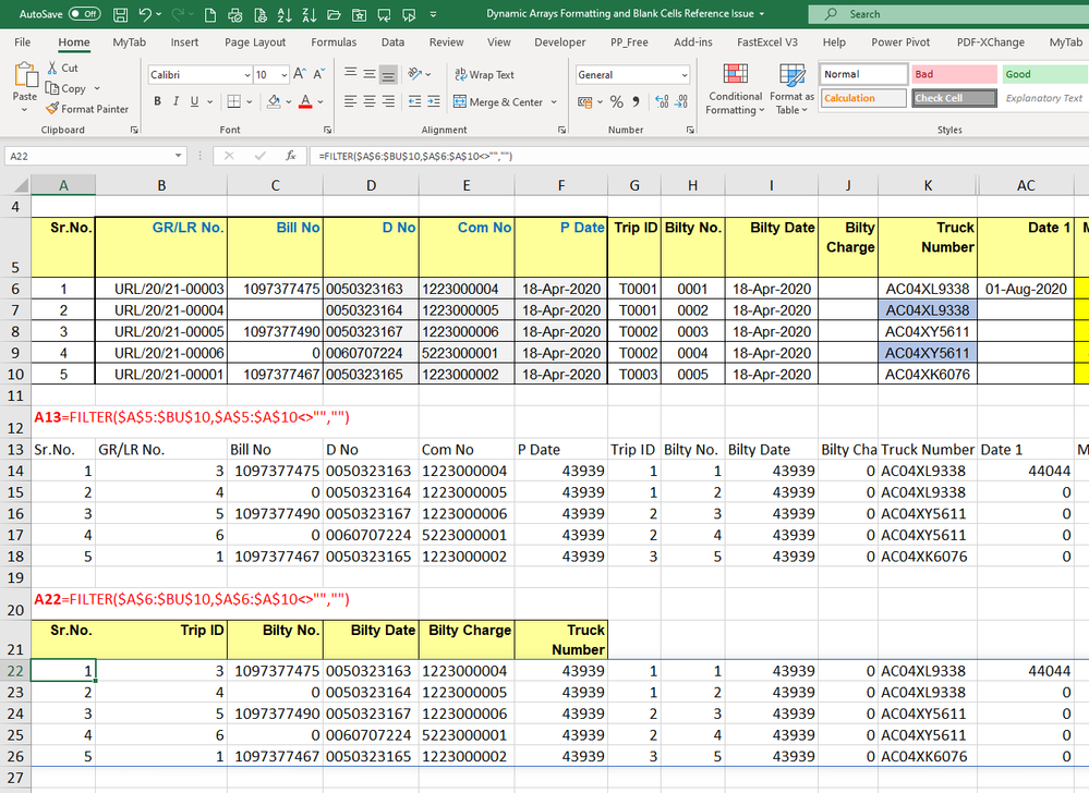 Dynamic Arrays Formatting and Blank Cells Reference Issue.png